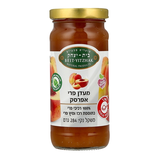 תמונה של מעדן אפרסק 100% פרי ללא תוספת סוכר